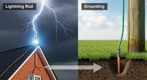 Diferencia entre pararrayos y puesta a tierra